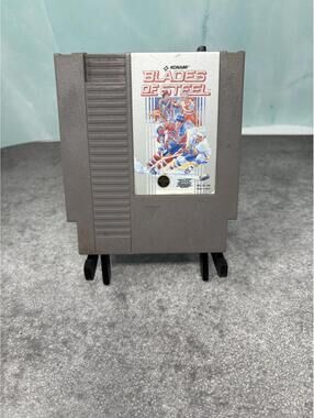 Blades of Steel NES Nintendo Cartridge 1988 Konami Ice Hockey Tested Authentic